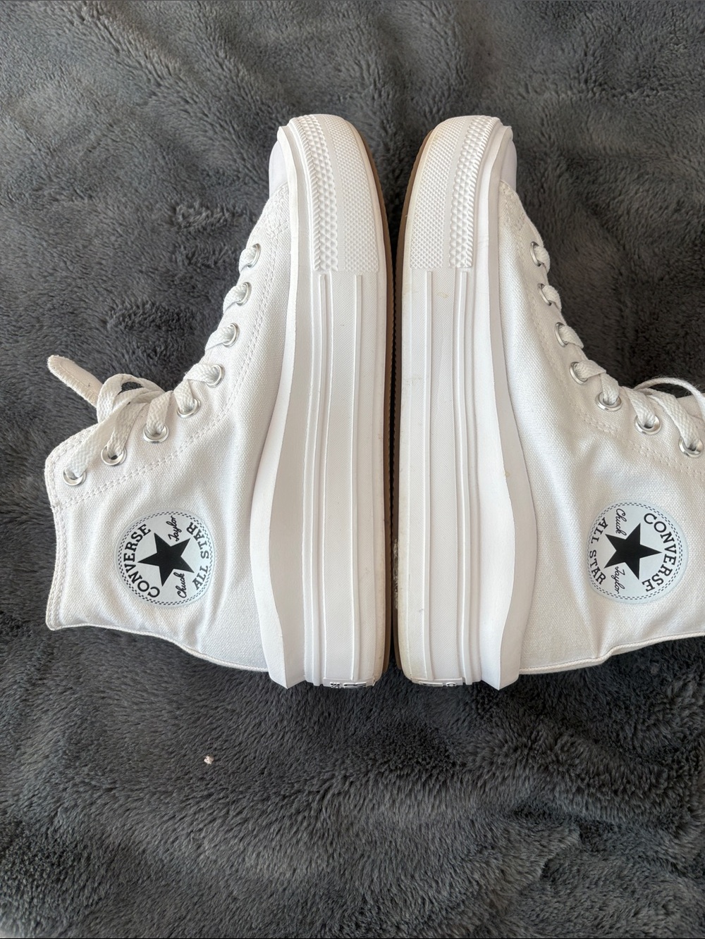 EUC Women’s Converse All Star Move Chuck Taylor Platform Sneakers Size 8.5 - Picture 7 of 10